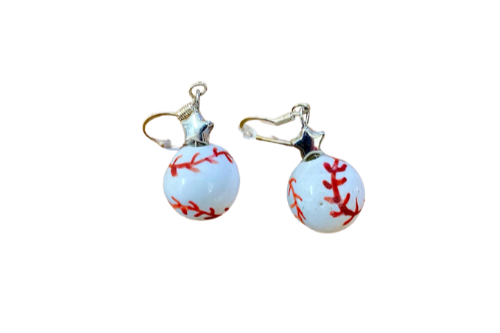 Baseball Star Earrings