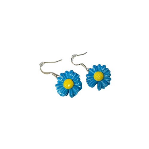 Ceramic Flower Earrings - Multiple Colors!