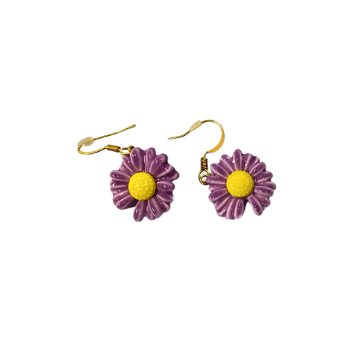 Ceramic Flower Earrings - Multiple Colors!