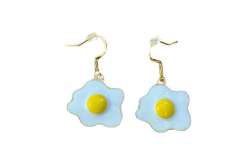 Sunny Side Up Egg Earrings