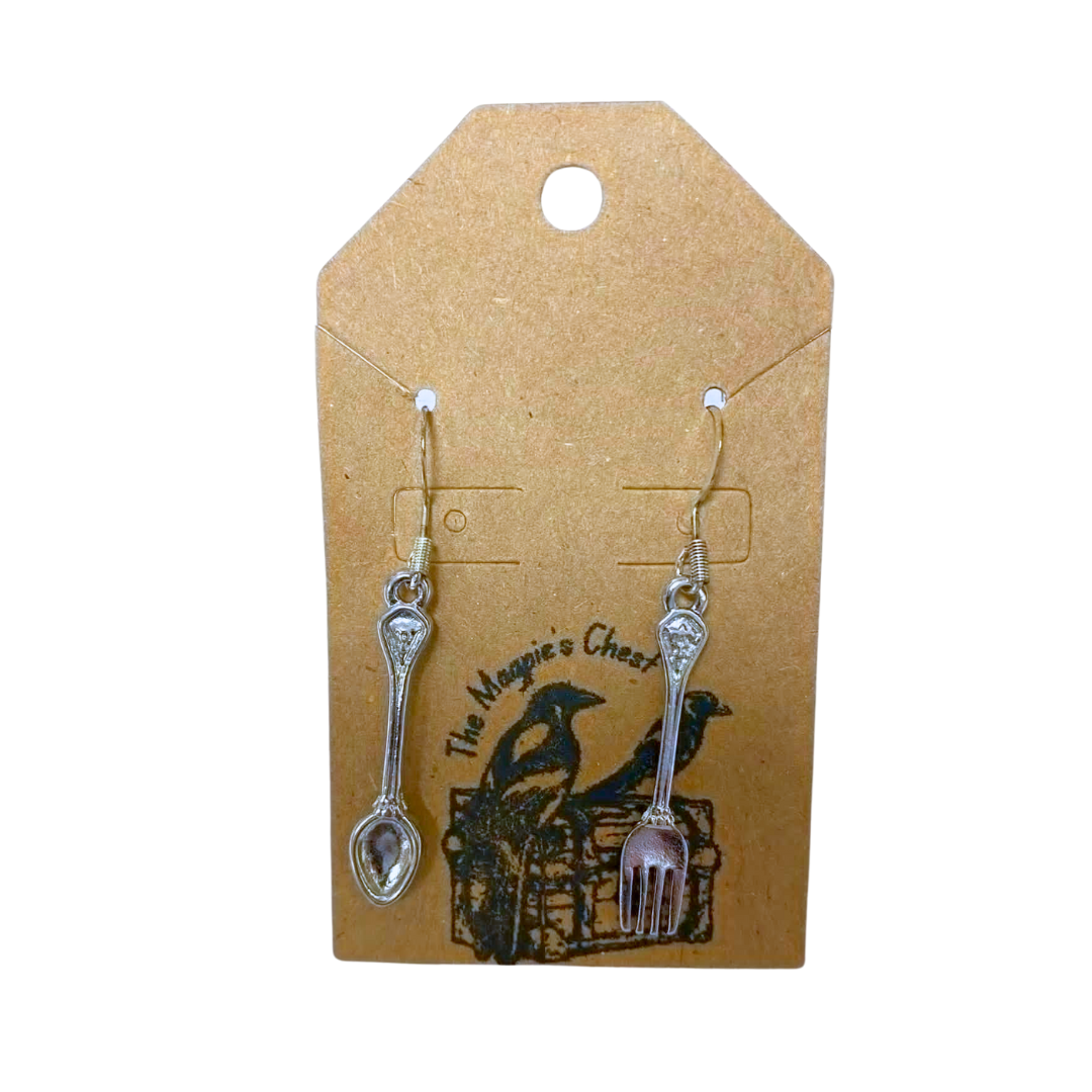 Silverware Earrings